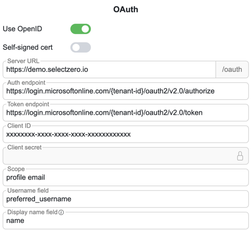 Microsoft Entra ID OAuth example Microsoft Entra ID OAuth example